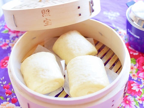 ◤電鍋レシピ◢ ふわふわ饅頭(マントウ)